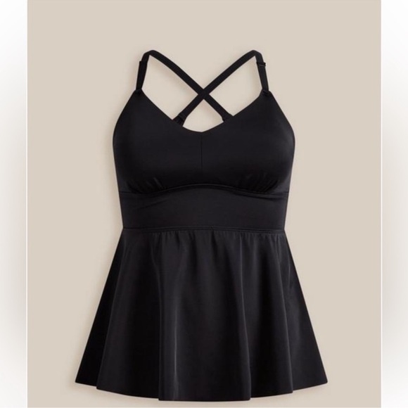 torrid Other - Torrid racerback v-neck swim tankini wireless